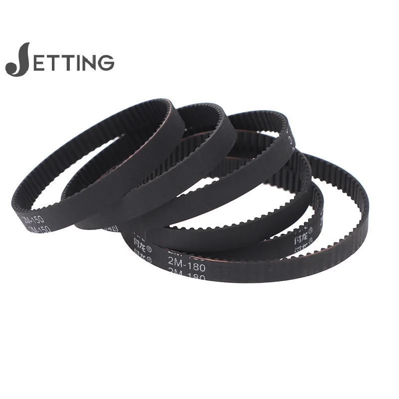 2pcs Timing Drive Belt 2GT/2M Perimeter 140 142 150 160 180mm Width 6mm Synchronous Conveyor Spare Part For Vaccum Cleaner