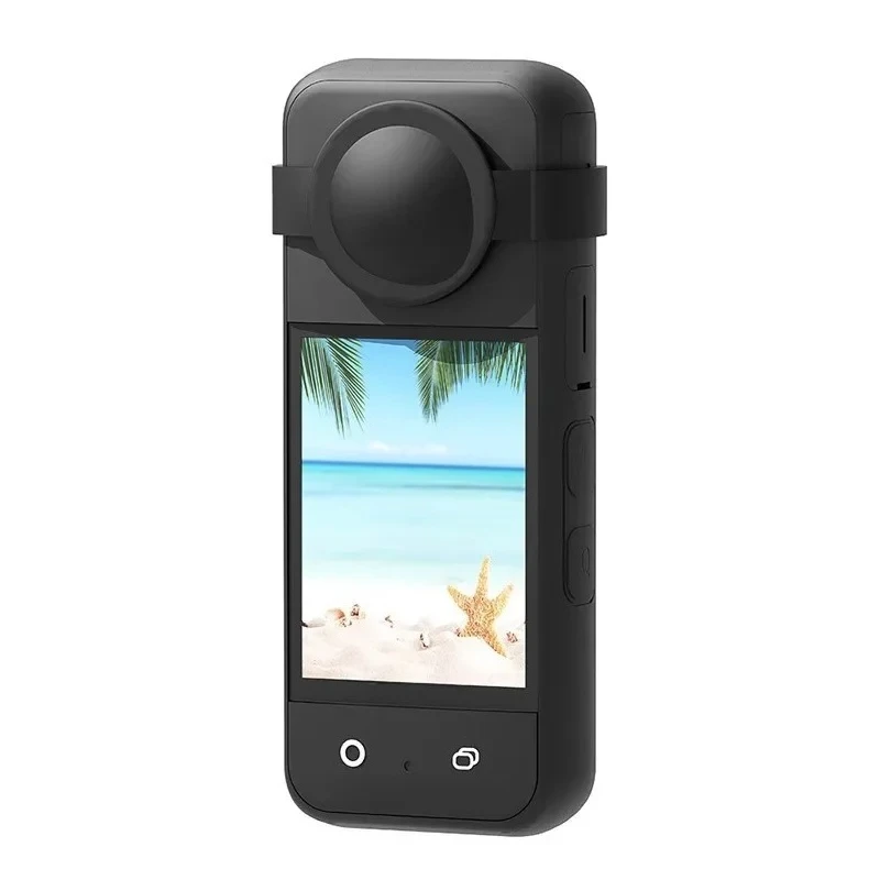 For Insta360 X3, durable silicone housing, full-wrap anti-collision action camera protective shell cover,