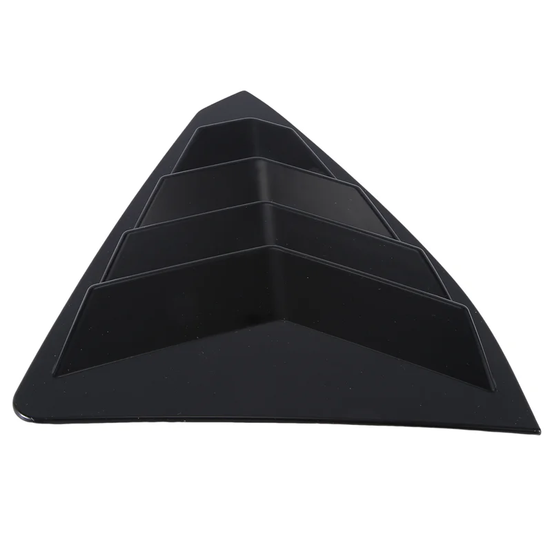 

QB-1Pair Car Rear Side Window Louver Scoop Shutter Cover Trim For Toyota Lexus ES 350 300H Air Vent Shade Spoiler Deflector