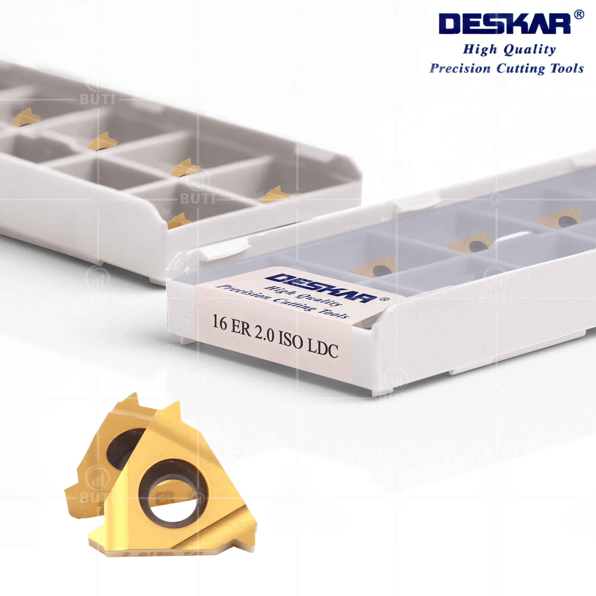 DESKAR 100% Original 16ER 16IR 1.0 1.25 1.5 1.75 2.0ISO 2.5ISO 3.0ISO 3.5ISO LDC Threading Blades CNC Carbide Inserts For P.M. K