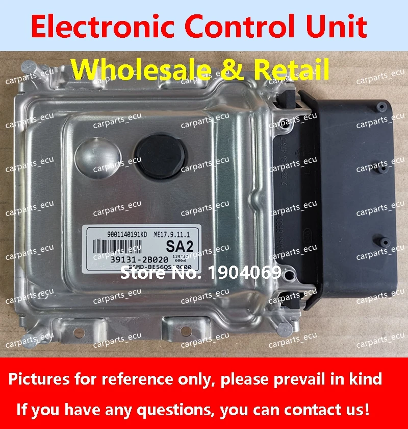 

39111-03805 EK12/39112-04536 B541/39131-2B485 G90 For Hyundai Elantra Car Engine Computer Board/ECU/ME17.9.11.1 39131-2B020 SA2