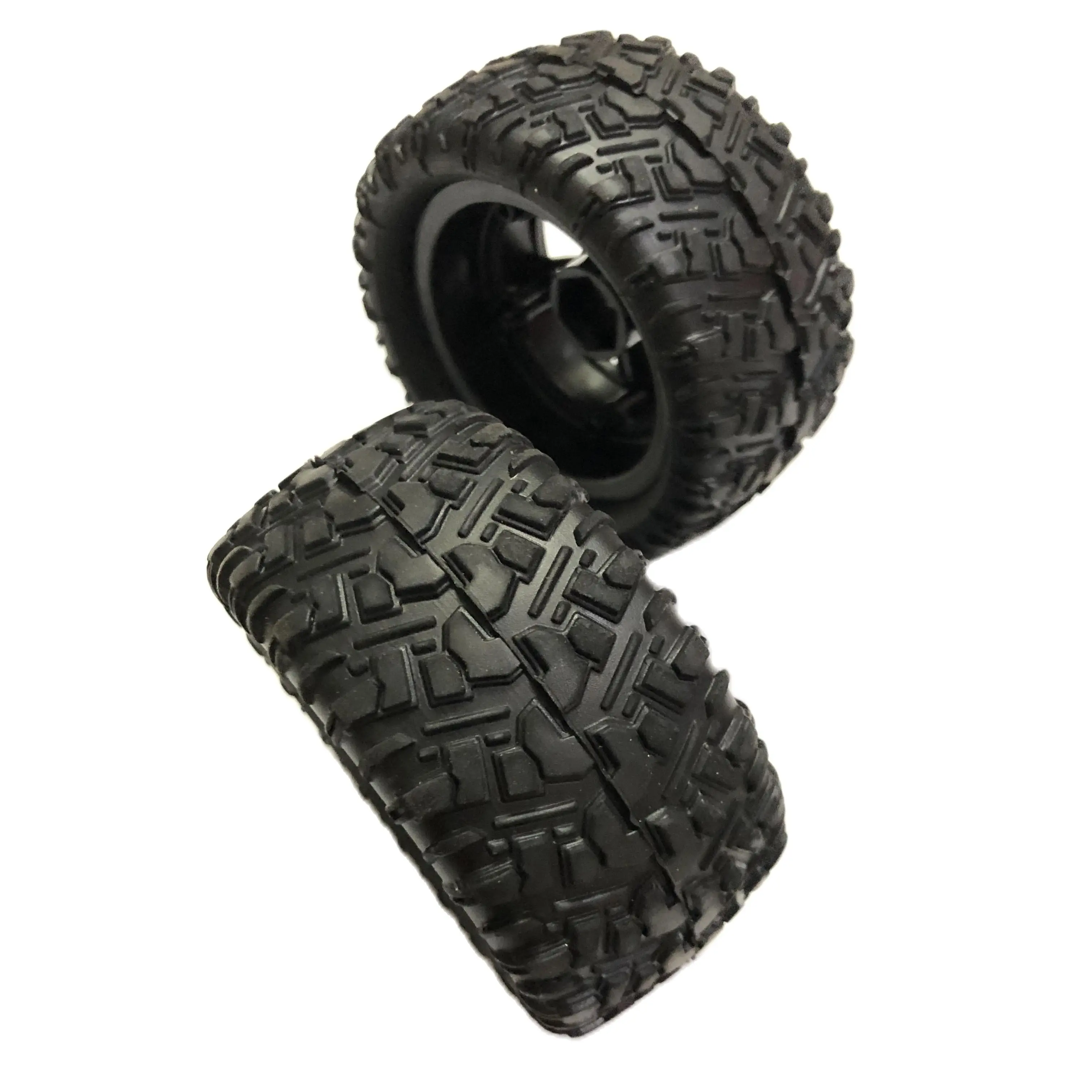 Remo Hobby P6973 Rubber Tires Assembly Smax 1631 1651 1621 1635 1655 1/16 Rc Car Parts