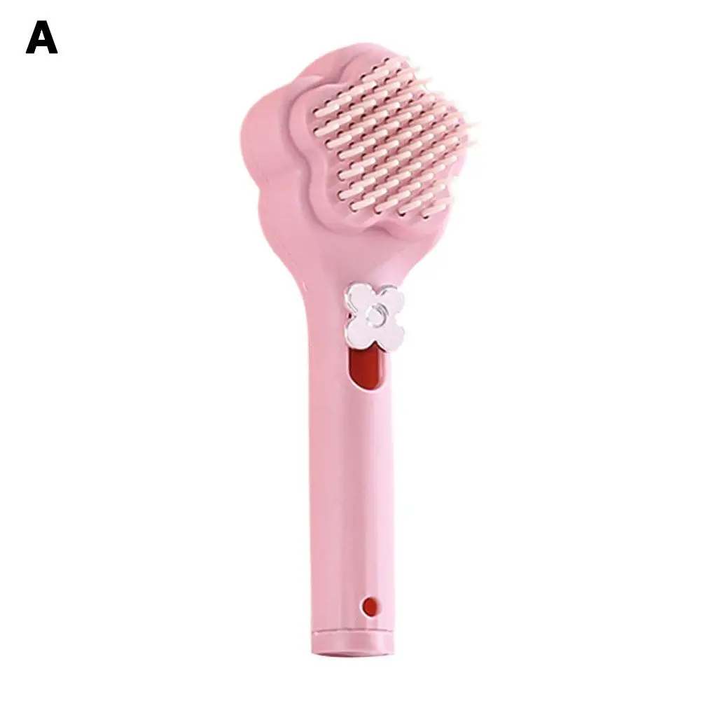 Fashion Anti-winding Retractable Massage Comb Anti-static Comb Hair Cleaning Hairdressing Self-cleaning Comb Tools Magic St S6G6