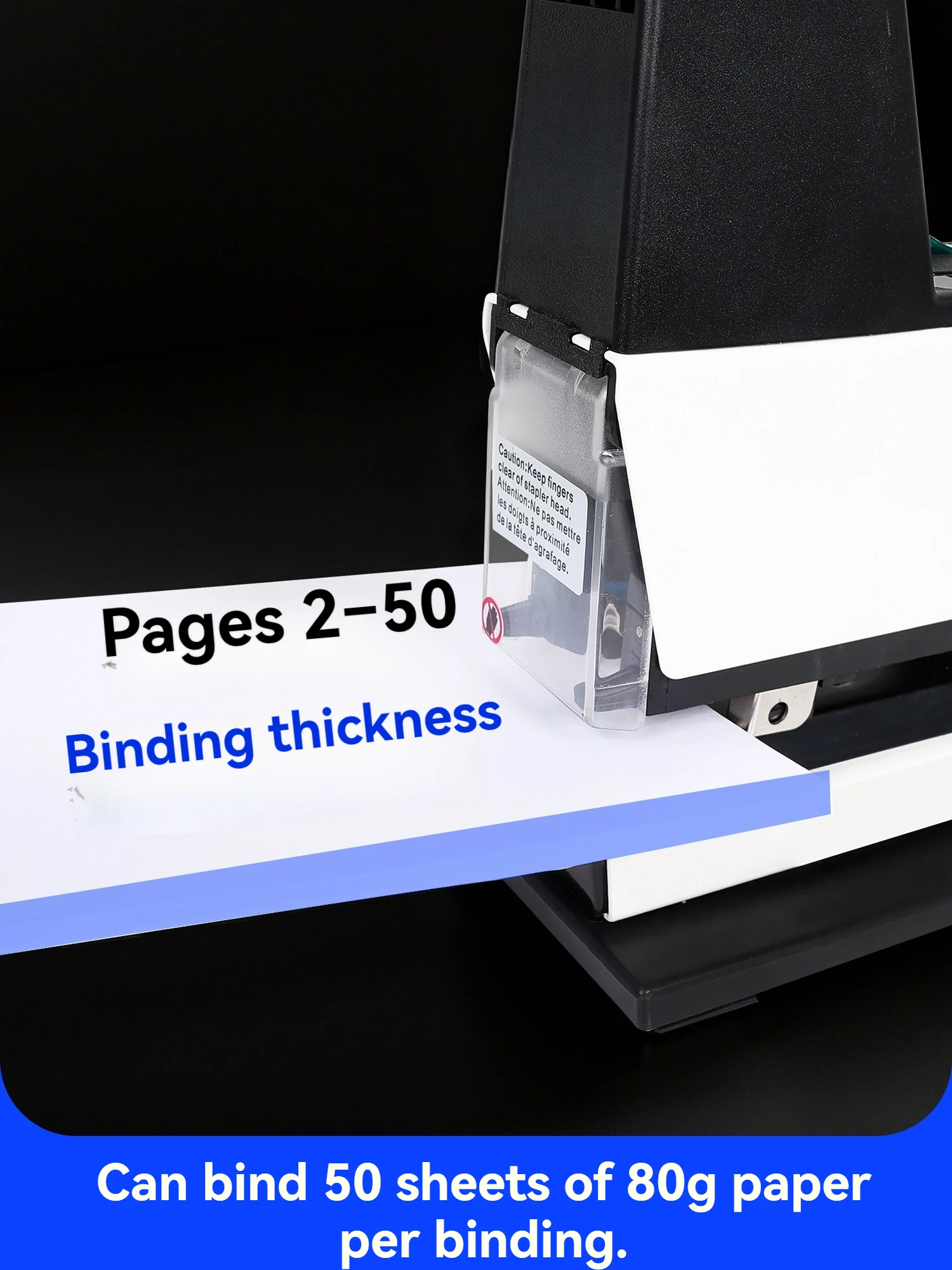 BY-DS108 Small Office Binding Machine Intelligent Inductive Stapler Certificate Bill Electric Document Automatic Labor-saving