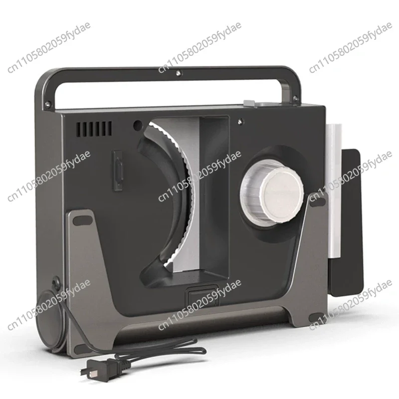 110V Foldable Multi-Function Slicer Home Electric Meat Slicer for Steaks, Beef Rolls, Bread, Baguettes, and Fruit