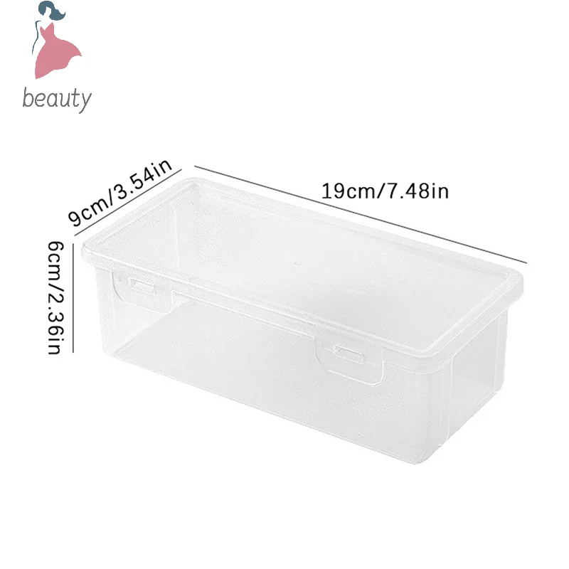 PP Material Transparente Pencil Box, Maquiagem Brush Box, Bolsa de papelaria, Lápis Case Supplies, Armazenamento, 1Pc