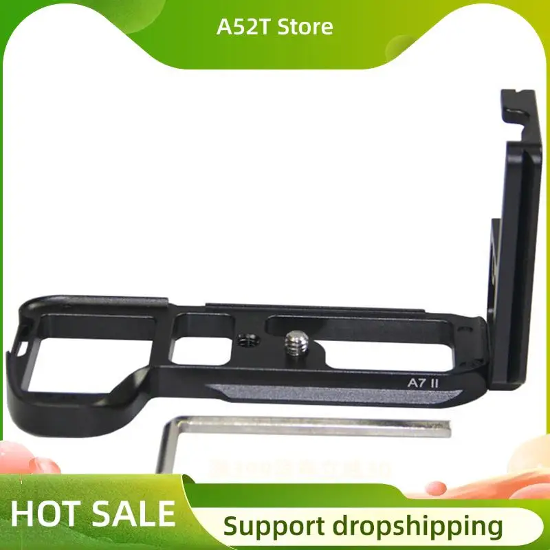 A52T Quick Release L Plate Bracket Holder Hand Grip Fit For Sony Alpha A7M2 A7R2 A7S2 For Arca Swiss Tripod Head