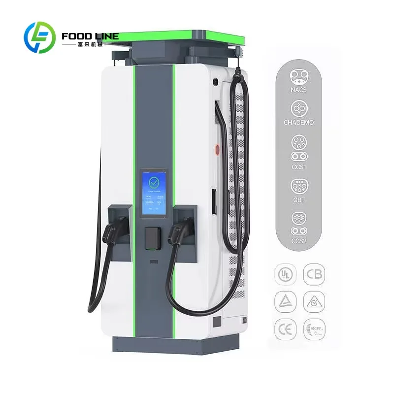 Customized New 60KW-360KW DC Fast EV Charging Station with CCS Combo Interface Floor Stand and Double Gun