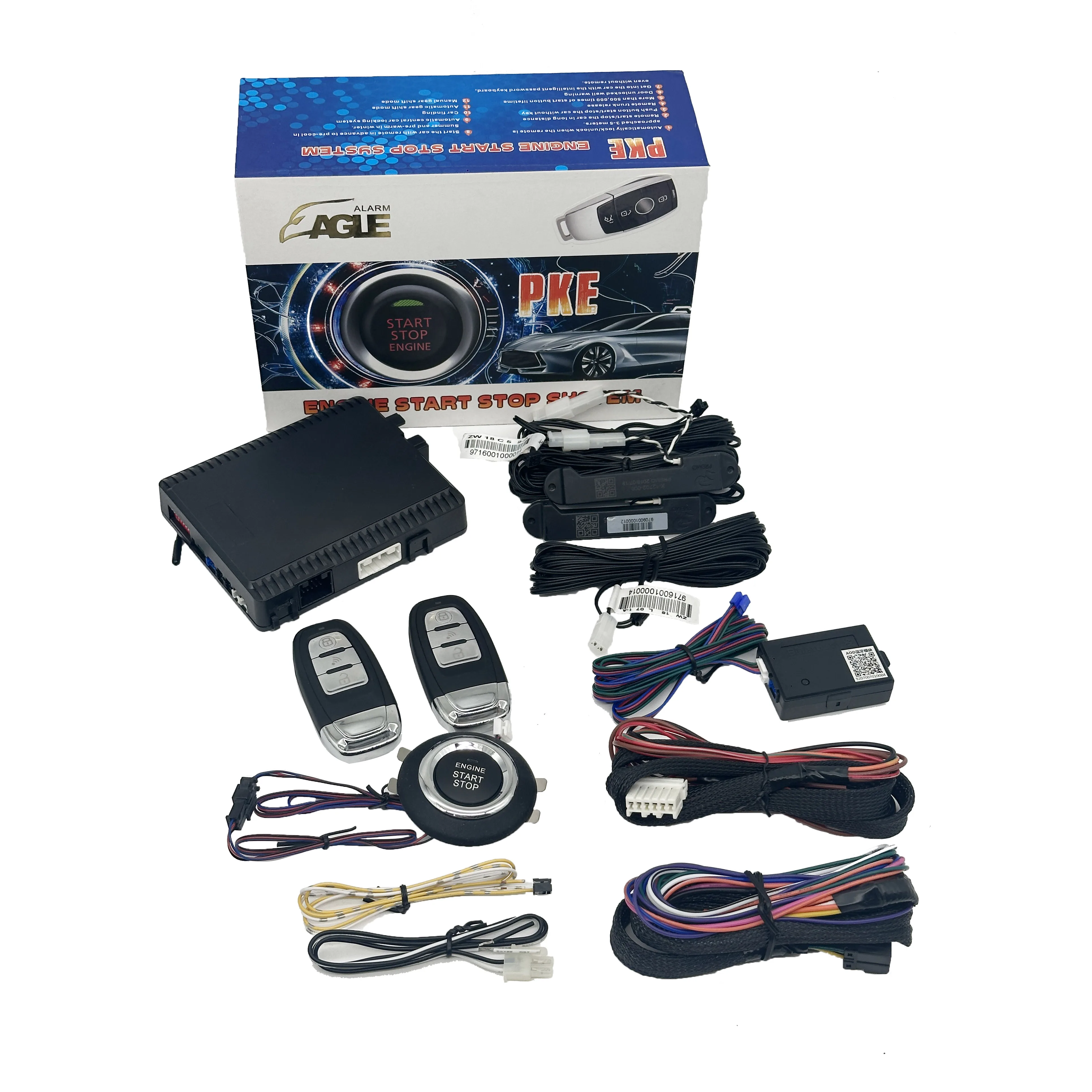 OEM Smart Key Security System PKE Push Button Start Remote Engine Start Mobile Control Car Alarm For Special Vehicle