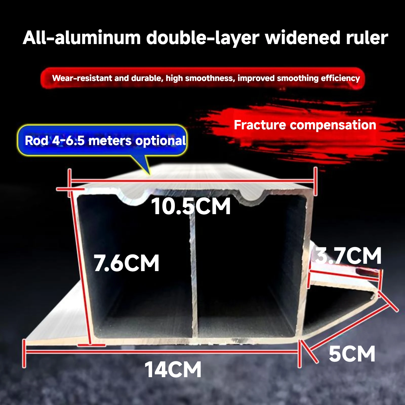 Walking Archable Concrete  Vibrating Scale High Power Shock Leveler Cement Road Paving Leveler