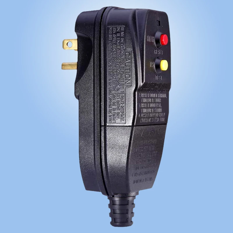 15Amp 3 Prong GFCI Replacement Plug for Pressure Washer Pool Pump Outdoor Waterproof Auto-Reset Circuit Breaker 120V UL Listed