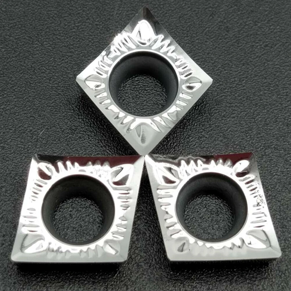 

Brand New High Quality CNC Insert For Aluminum 10pcs Finishing/Semi-finishing CCGT09T304-AK H01 CCGT3(2.5)1-AK