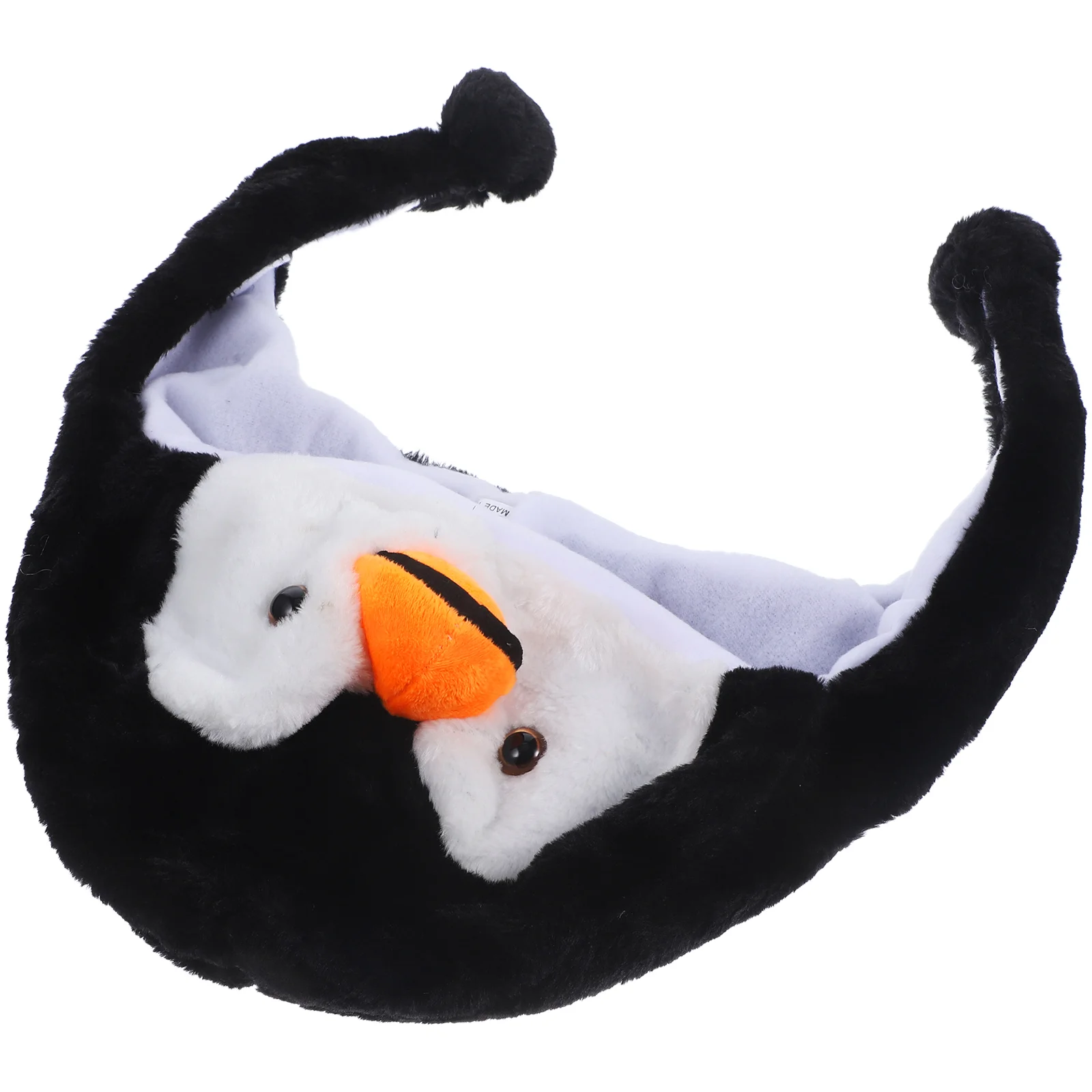 Adorable Animal Hat Plush Ski Style Hat Cartoon Earflap Hood For Children Adults (Penguin) hat