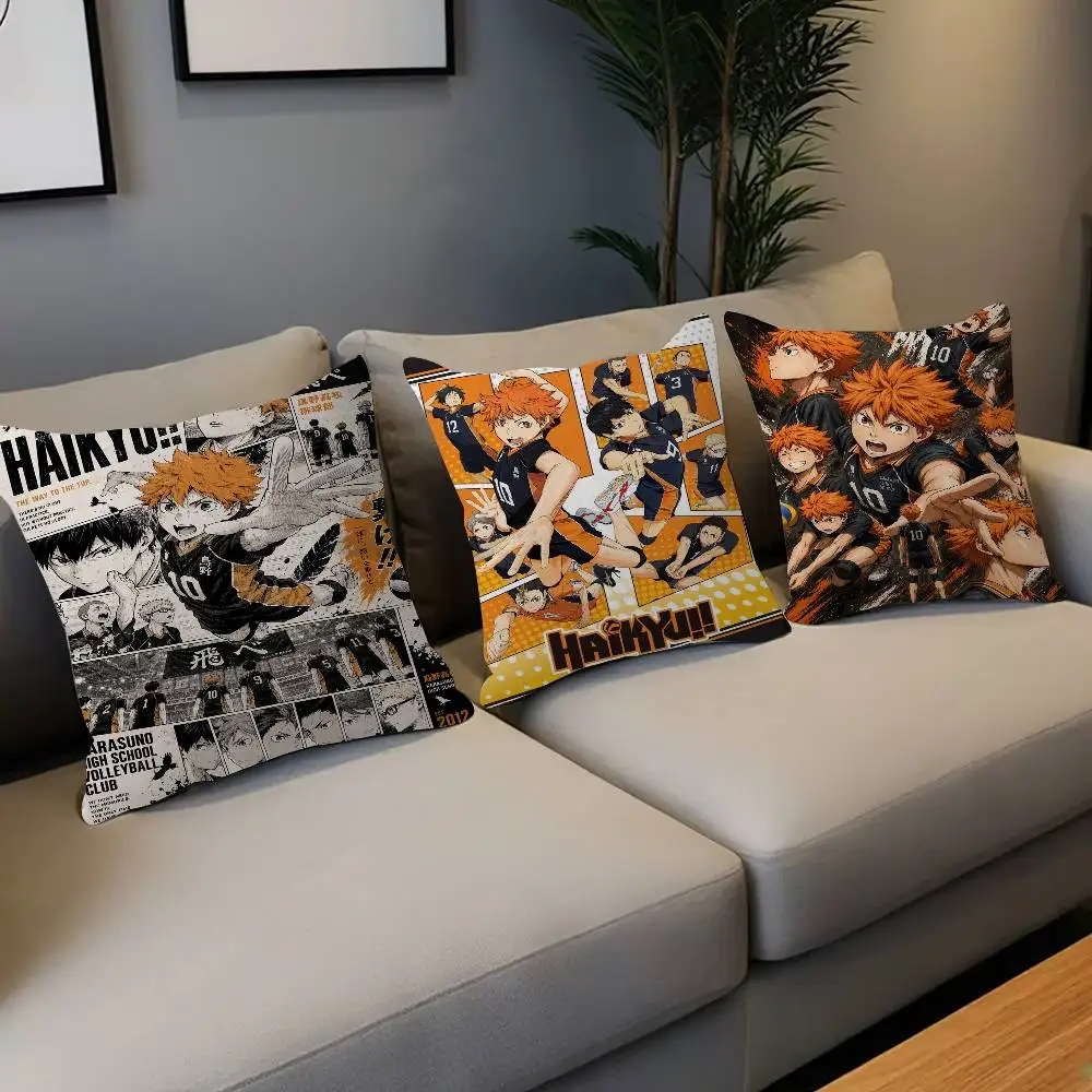 Haikyuu Anime Pillow Anime Pillow Sofa Bed Head Pillow Cover Cushion Cover 45x45 cm Fashion