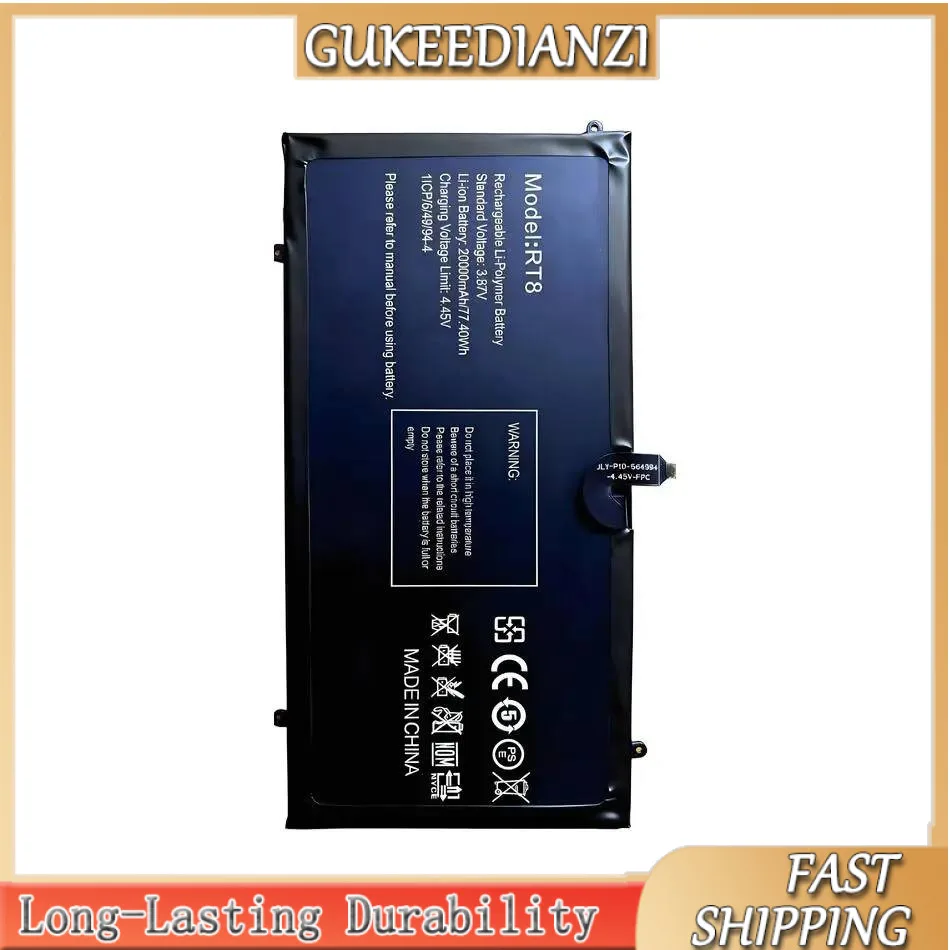 

Аккумулятор 20000 мАч для планшета Oukitel RT8 4G 11 дюймов, Android 13, премиум-класса, на замену