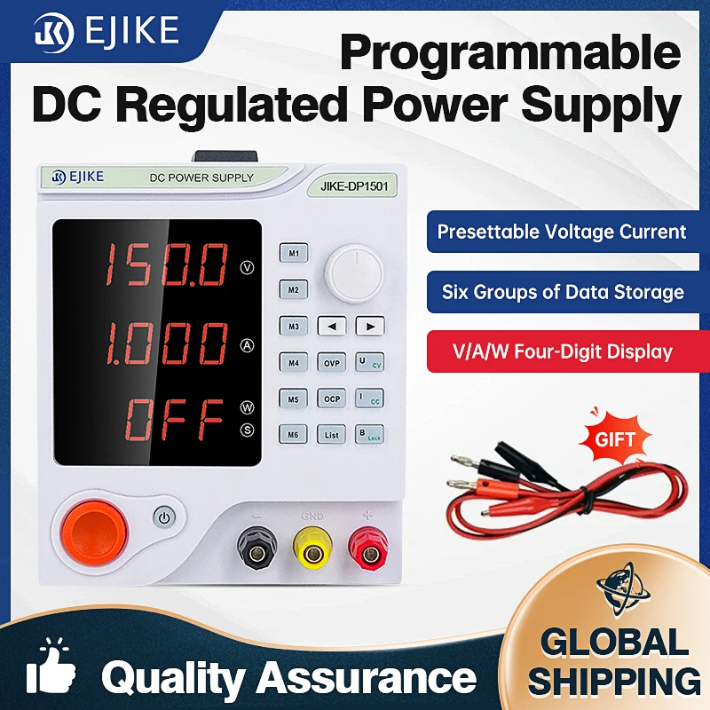 30V 5A 20A Programmable DC Power Supply with 6 Groups Memory Storage Laboratory Linear Regulated Power Supply Preset Current