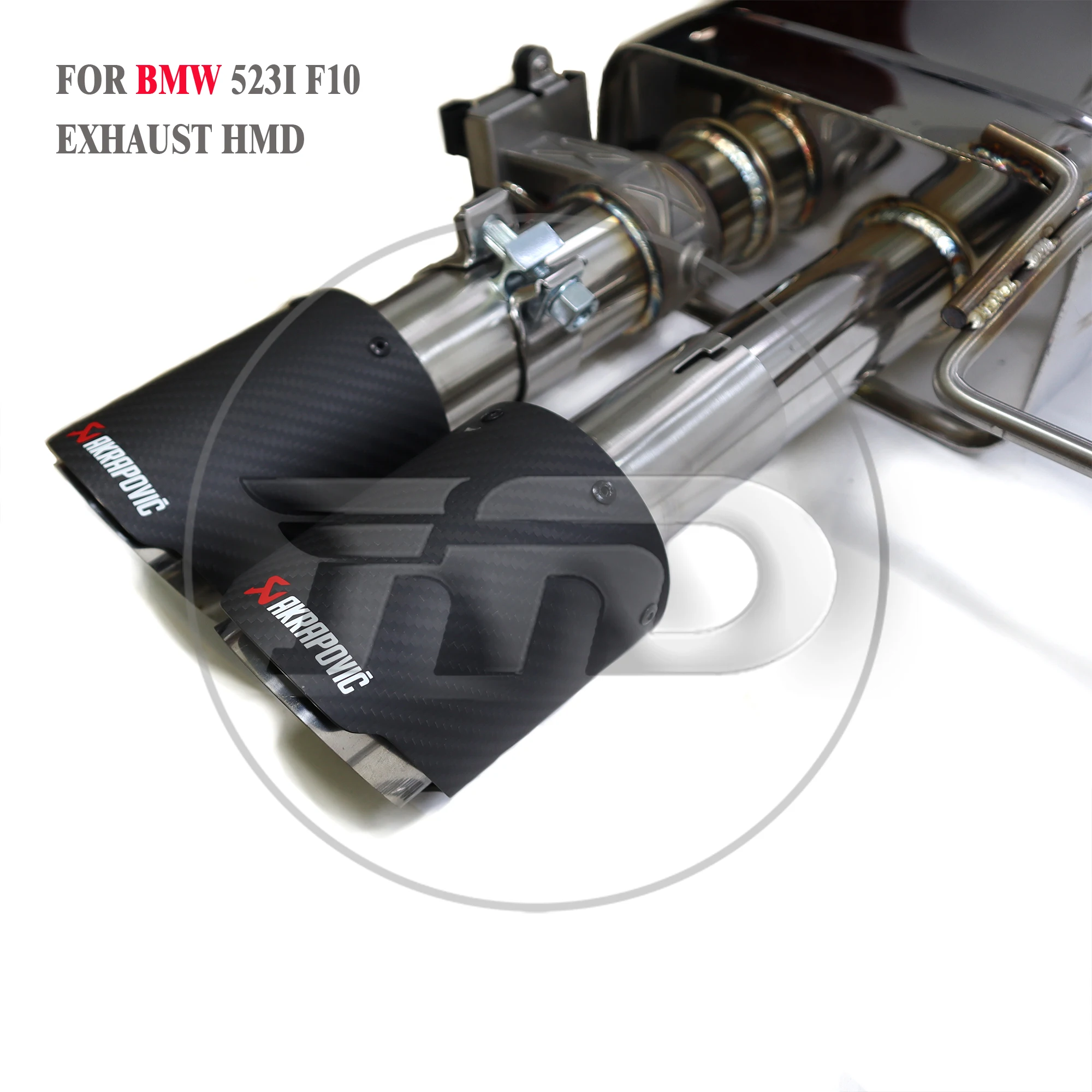 HMD رائجة البيع Catback ل BWM 523i F10 الفولاذ المقاوم للصدأ أداء خمار ماسورة العادم مع صمام التحكم عن بعد