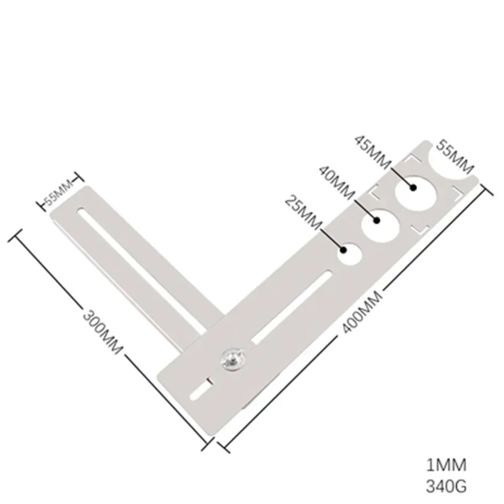 Lochsucher für Keramikfliesen, multifunktional, universell, für Glas, Marmor, perforierte Öffnung, praktisches Werkzeug, verstellbar