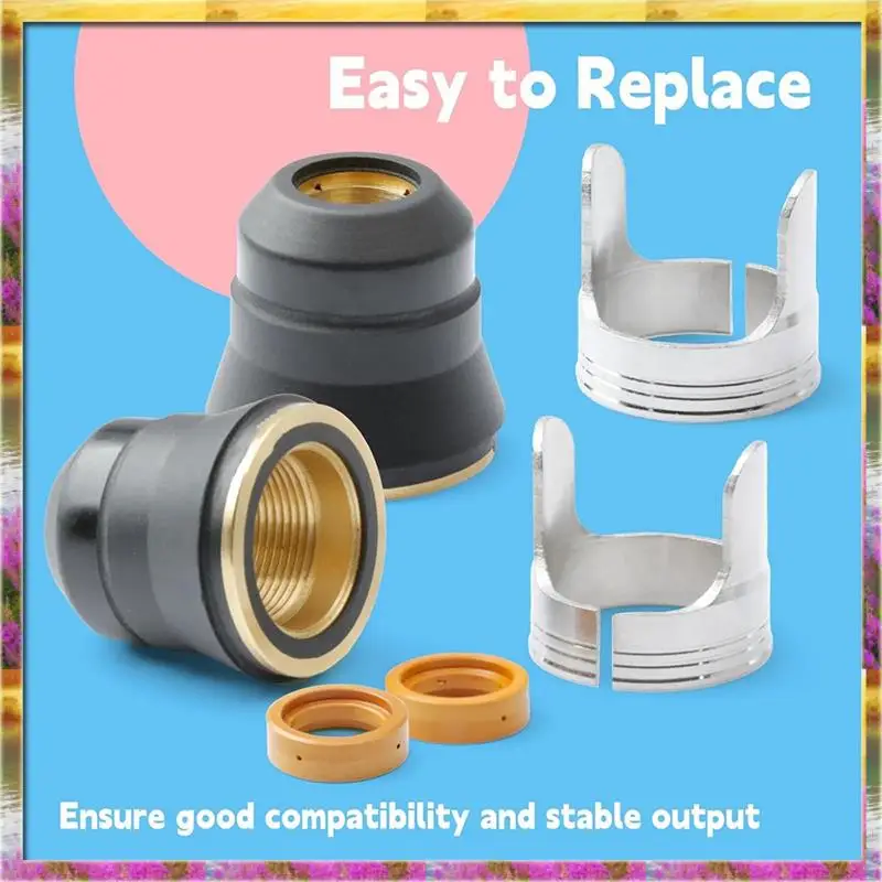 Easy Use Replacement Tip Kit 2 Pack For Harbor Freight Forging Titanium Plasma Cutter 45 IPT-45 TI-PC45 56255