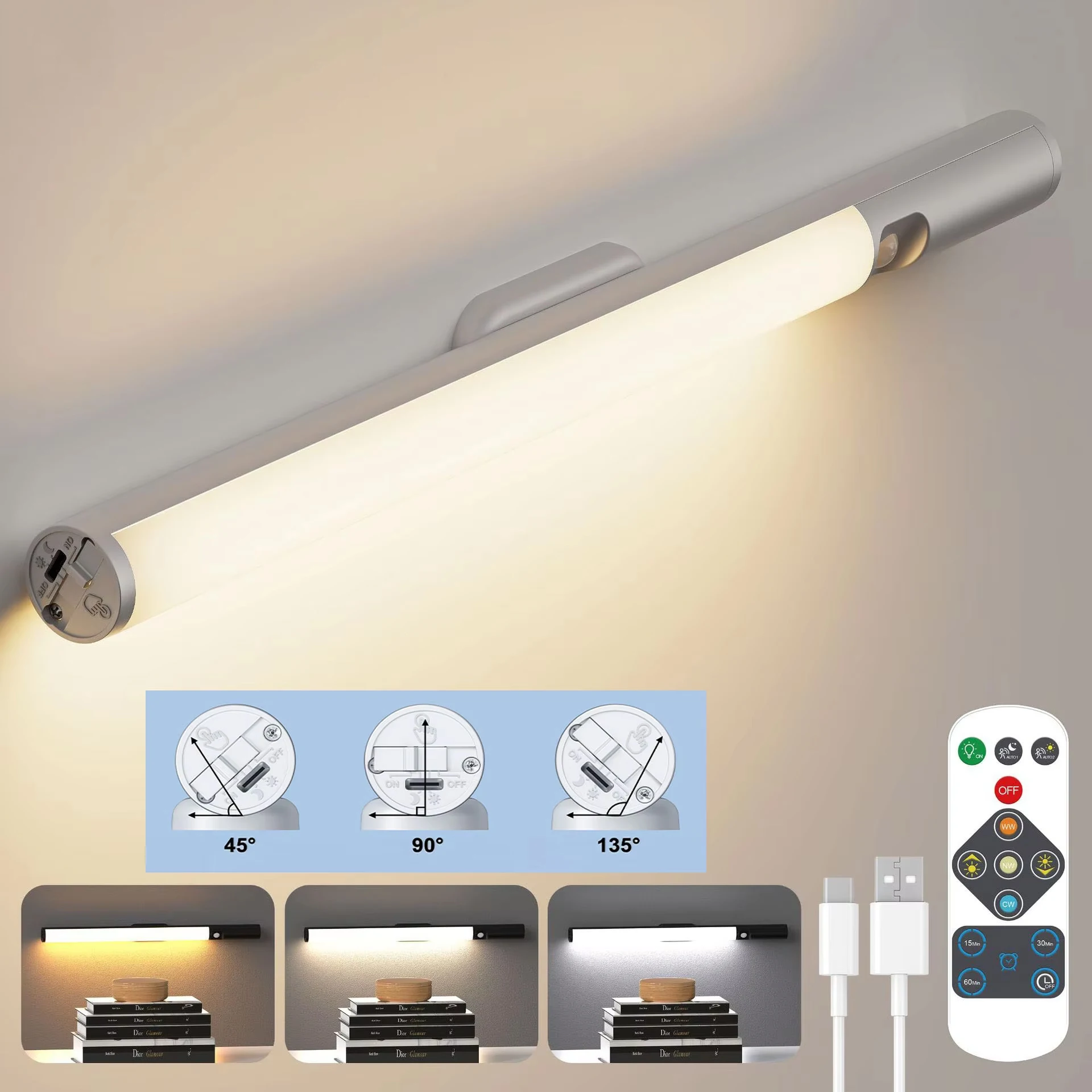 night-lamp-with-motion-sensor-led-3-colors-usb-rechargeable-cabinet-light-135-°-rotatable-magnet-for-bedroom-kitchen-light