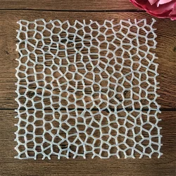 13*13cm Irregular Mesh Net Background DIY Layering Stencils Wall Painting Scrapbook Coloring Embossing Album Decorative Template