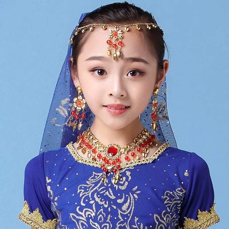 Collier de Perles Rouges Personnalisé pour Enfant et Adulte, Accessoires de brevIndienne, Spectacle sur Scène, Rave, Vente en Gros