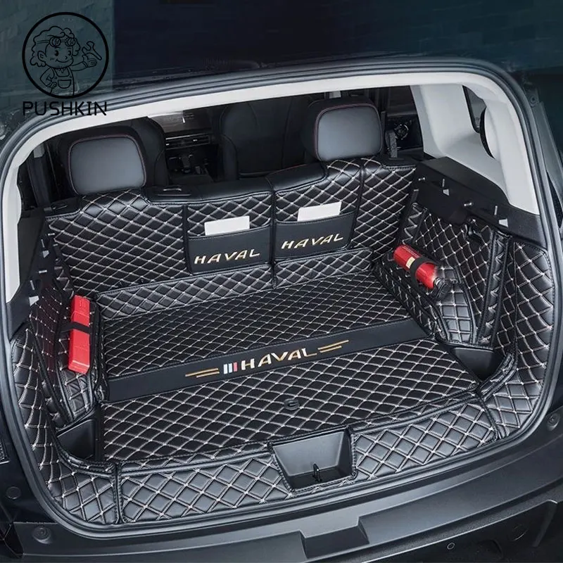 For Haval H3 2024 2025 Accessories Car Boot Mat Rear Trunk Liner Cargo Leather TPE Tray Protector Accessories Mats