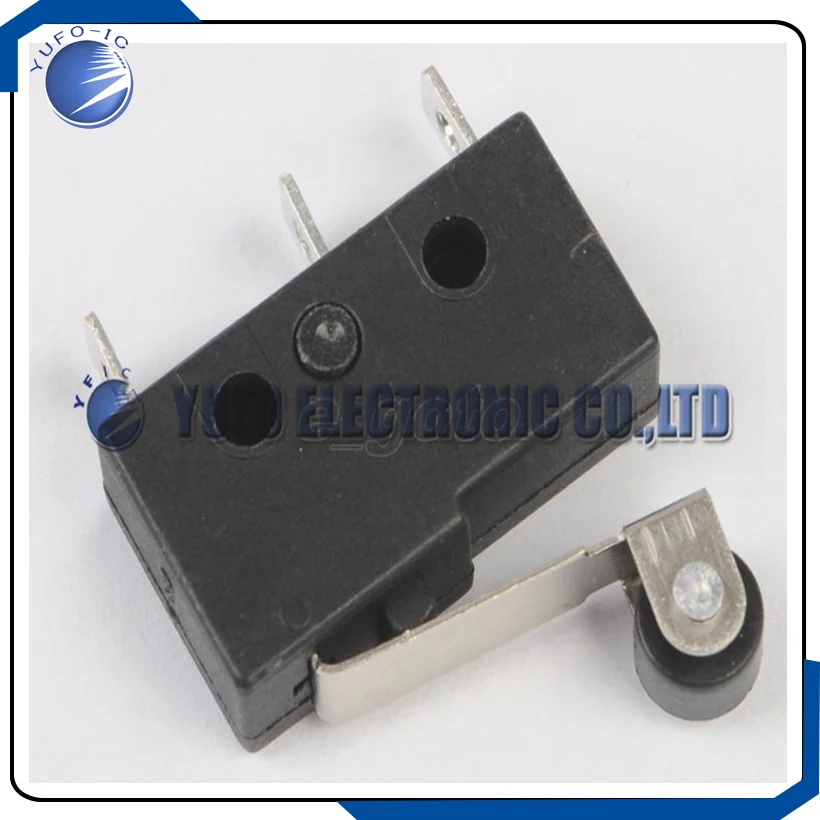 ส่งฟรี 10 ชิ้น สวิตช์แบบกด KW11-3Z 5A 250V ไมโครสวิตช์ แบบมือจับกลม 3 ขา แบบลูกกลิ้ง แบบก้านโยก ไมโครลิมิต SPDT แบบลูกสูบ