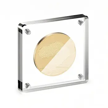 壓克力硬幣展示盒 軍用挑戰幣收納盒 雙面自立式展示框 硬幣徽章收納盒 8 最佳銷售 軍用儲物箱 - №4