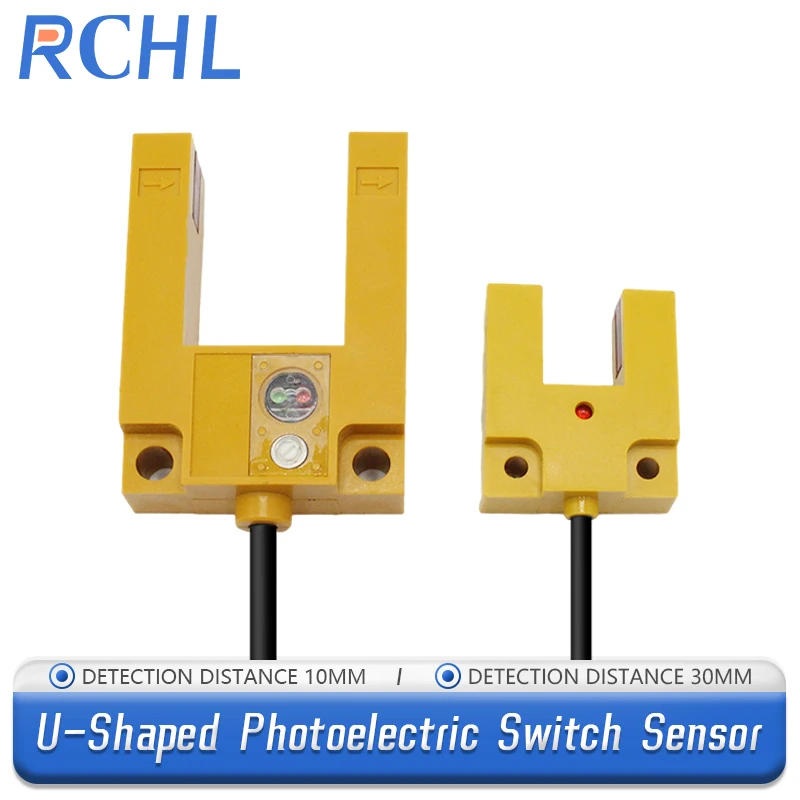 

E3S-GS15 N2/P2 E3S-GS30 E2/E4/F2/F4 Инфракрасный U-образный фотоэлектрический датчик Бесконтактные переключатели NPN Обнаружение PNP