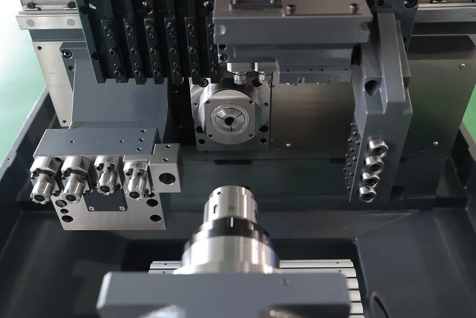 Twin Spindle RC205   Turning Lathe Cnc Lathe Machine 5 Axis  Type Cnc Lathe