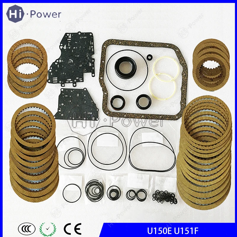

U150E U151E U150F U151F Transmission Overhaul Rebuild kit Clucth Disc Friction Plate For TOYOTA U150 Friction plate Seal Kit