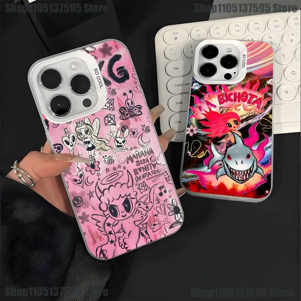 

K-Karol G Manana Phone Case For iPhone 17,16,15,14,13,12,Pro,Max,Plus,E,SE4,Air,Mini White IMD Box