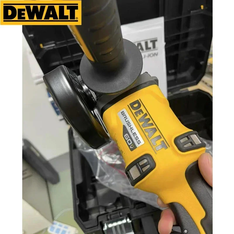 DEWALT DCG418 Angle Grinder With Kickback Brake Kit 125MM Brushless Cordless Angle Grinder Cutting Machine Power Tools DCG418B