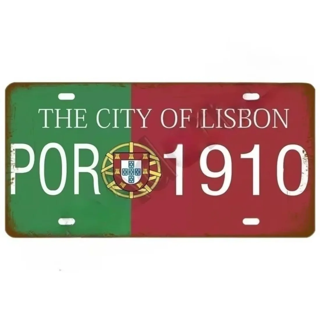 لوحة تين تسجيل فرنسا روسيا إسبانيا علامة معدنية ألمانيا الولايات المتحدة الأمريكية علم الدولة لوحة ترخيص لجدار المنزل مطعم الحرفية ديكور