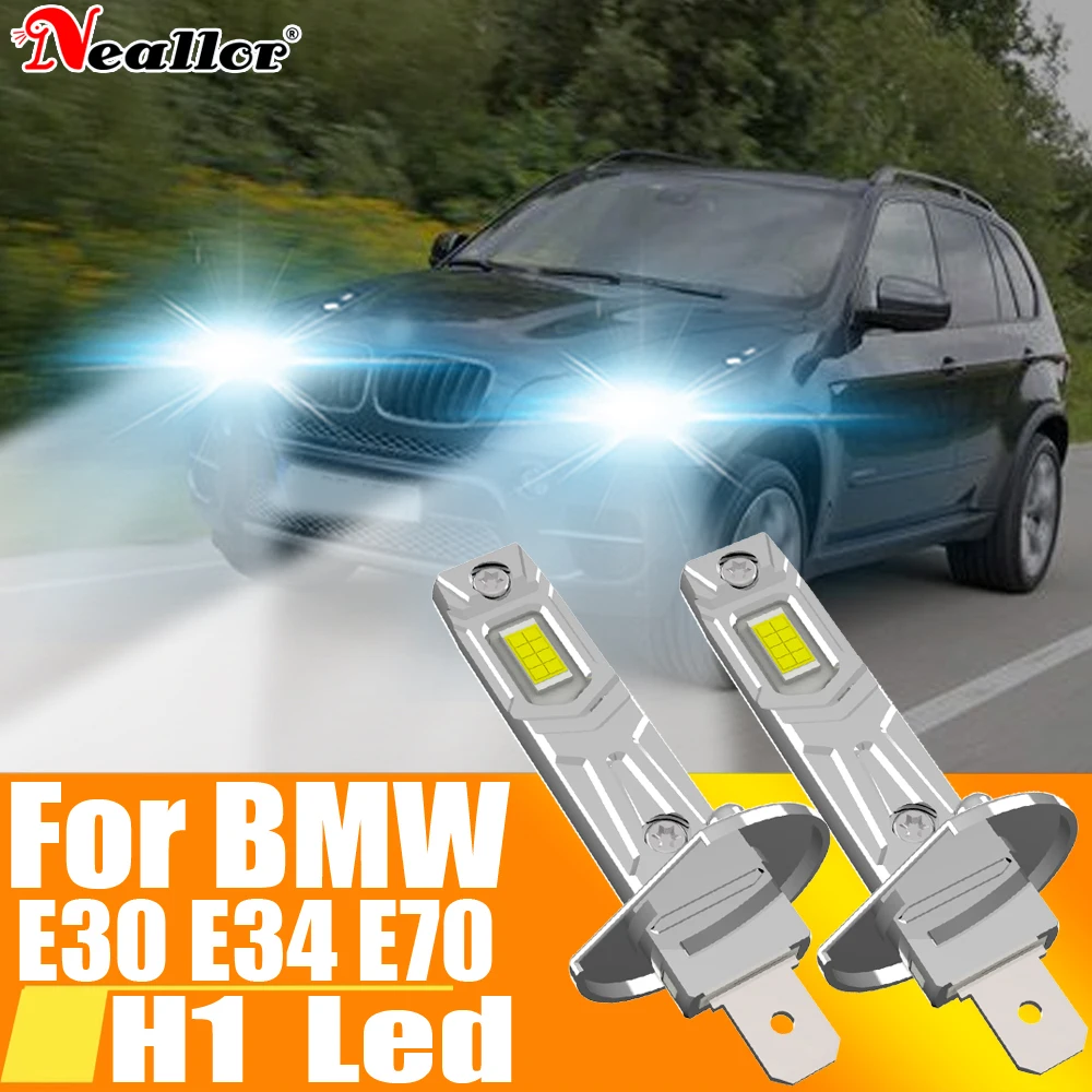 

2pcs H1 Led Headlight Canbus Bulb Car Light High Power Auto Fog Diode Moto Driving Running Lamp 12V 55W For BMW E30 E34 E70 1994