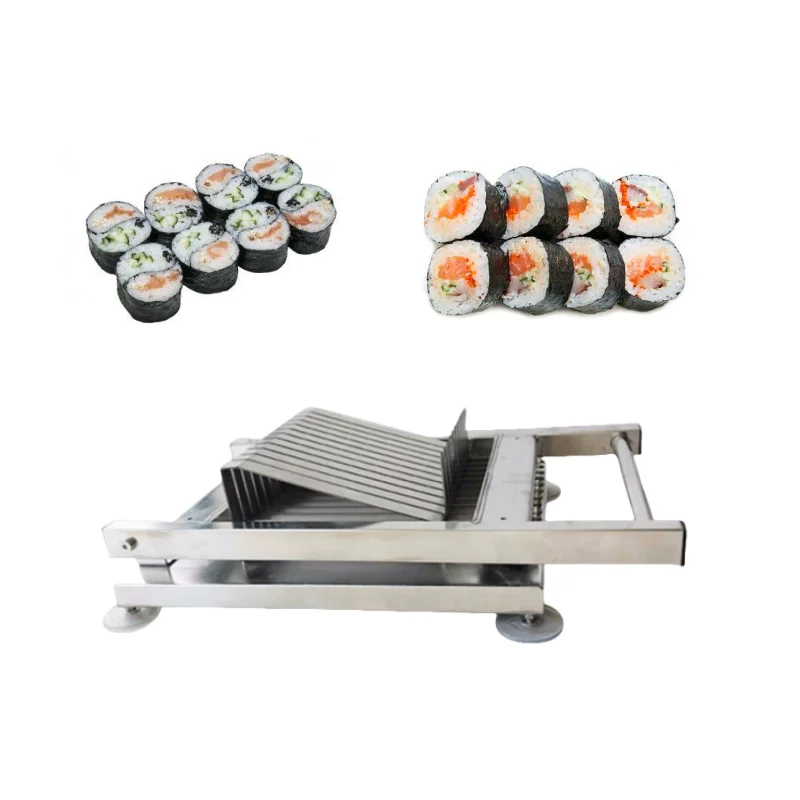 คู่มือ 1.7 ซม./2 ซม./2.4 ซม.ซูชิม้วนเครื่องตัดญี่ปุ่นข้าวซูชิม้วนตัดเครื่องมือซูชิเครื่องตัดเครื่องตัด