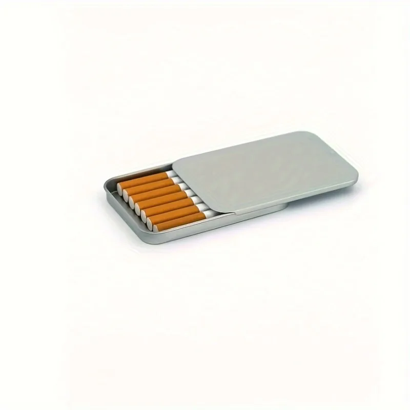 1pc  Personalized, Fashionable, High-End, Portable, Lightweight, Thin Design Cigarette Case - Space-Saving Accessory