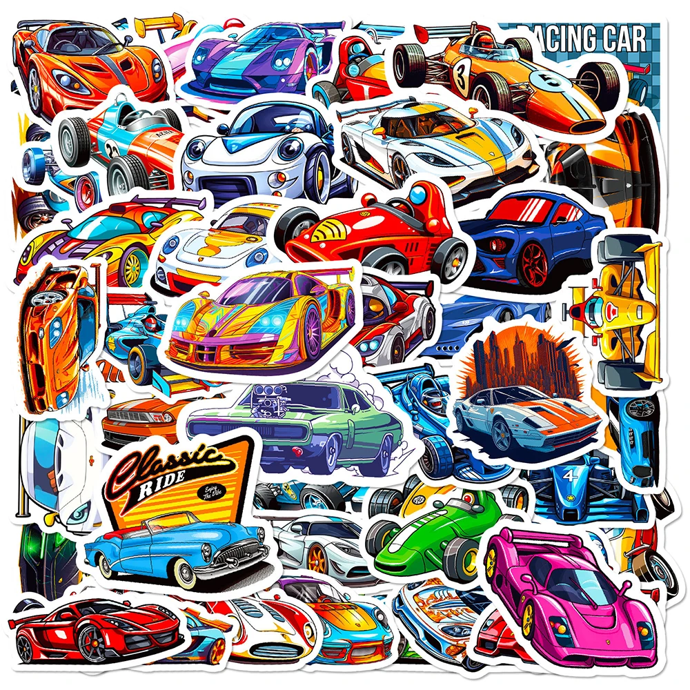 

10/30/50pcs Cartoon JDM Car Styling Stickers Cool Graffiti Sticker Phone Laptop Phone Stationery Waterproof Decorative Decals