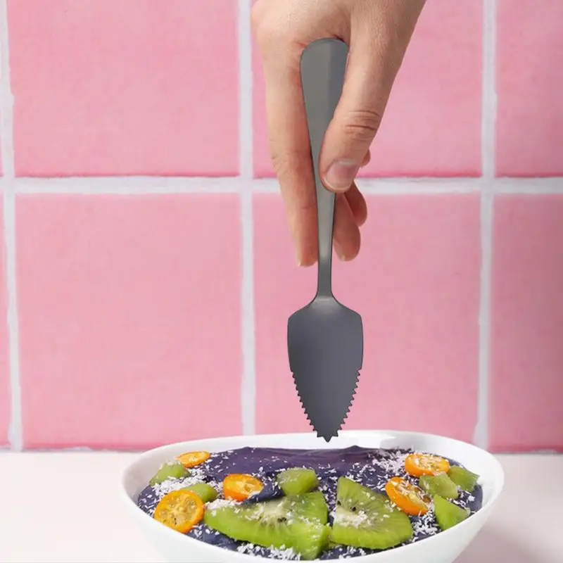Grapefruit Spoons Stainless Steel Spoon With Teeth Silverware Utensil Kitchen Gadget Kitchen Ice Cream Dessert Spoon