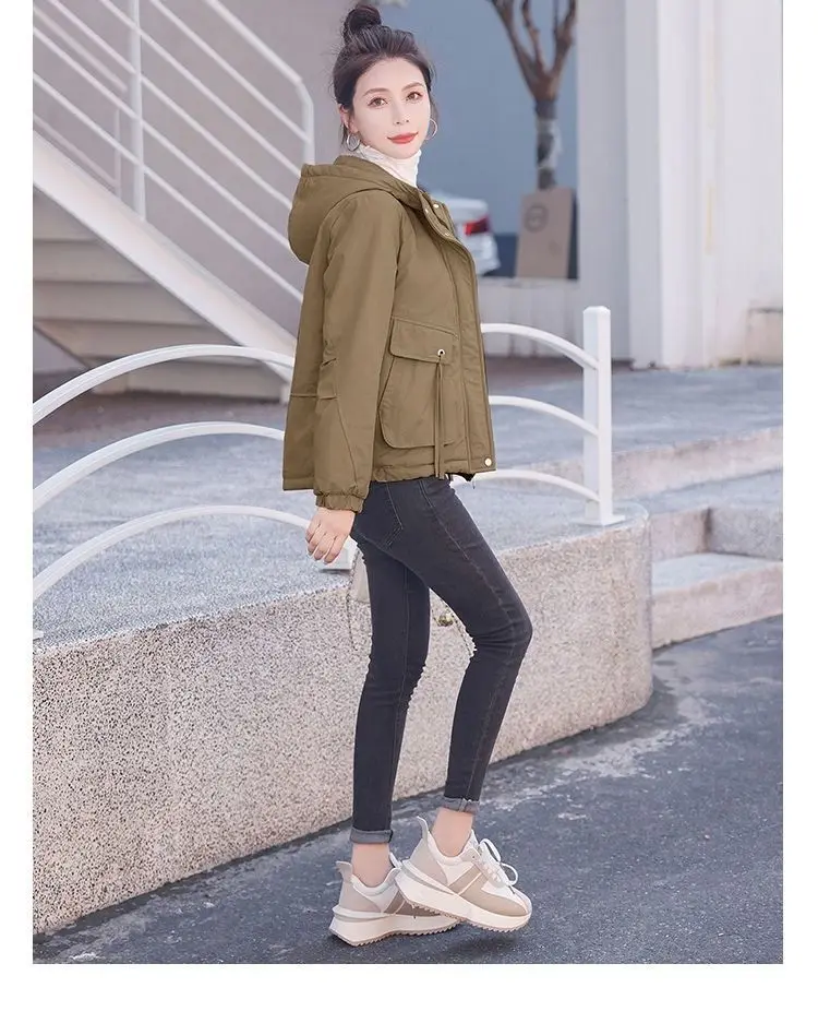 Coat Winter Pie Overcomes Adding Velvet Thickening 2023 New Loose Small Man Loose Look Thin Explosive Cotton Clothes Cotton Robe