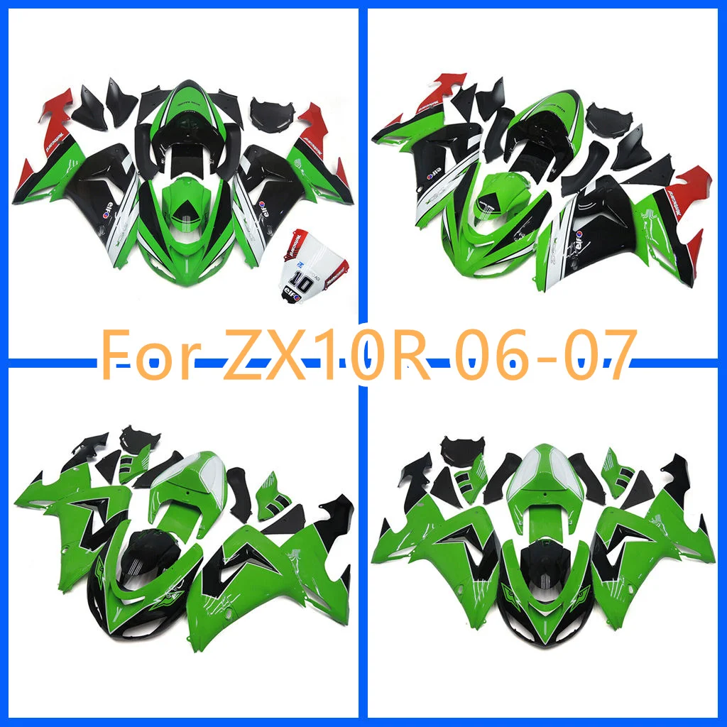 

Fairing Kits for KAWASAKI ZX10R 06 07 2006 2007 ZX-10R ABS Plastic Sportbike Body Rebuild Street Sport Bodywork Parts