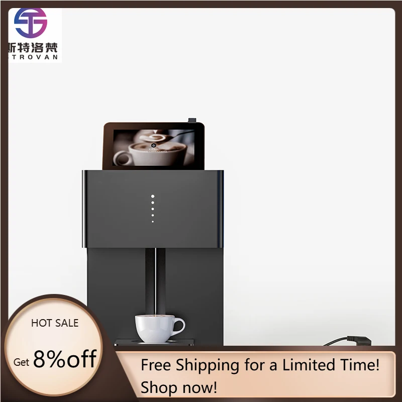 STLF JW Coffee Printing Machine for Food Latte Art Selfie Wifi Connect Upload Picture Direct Coffee Printer