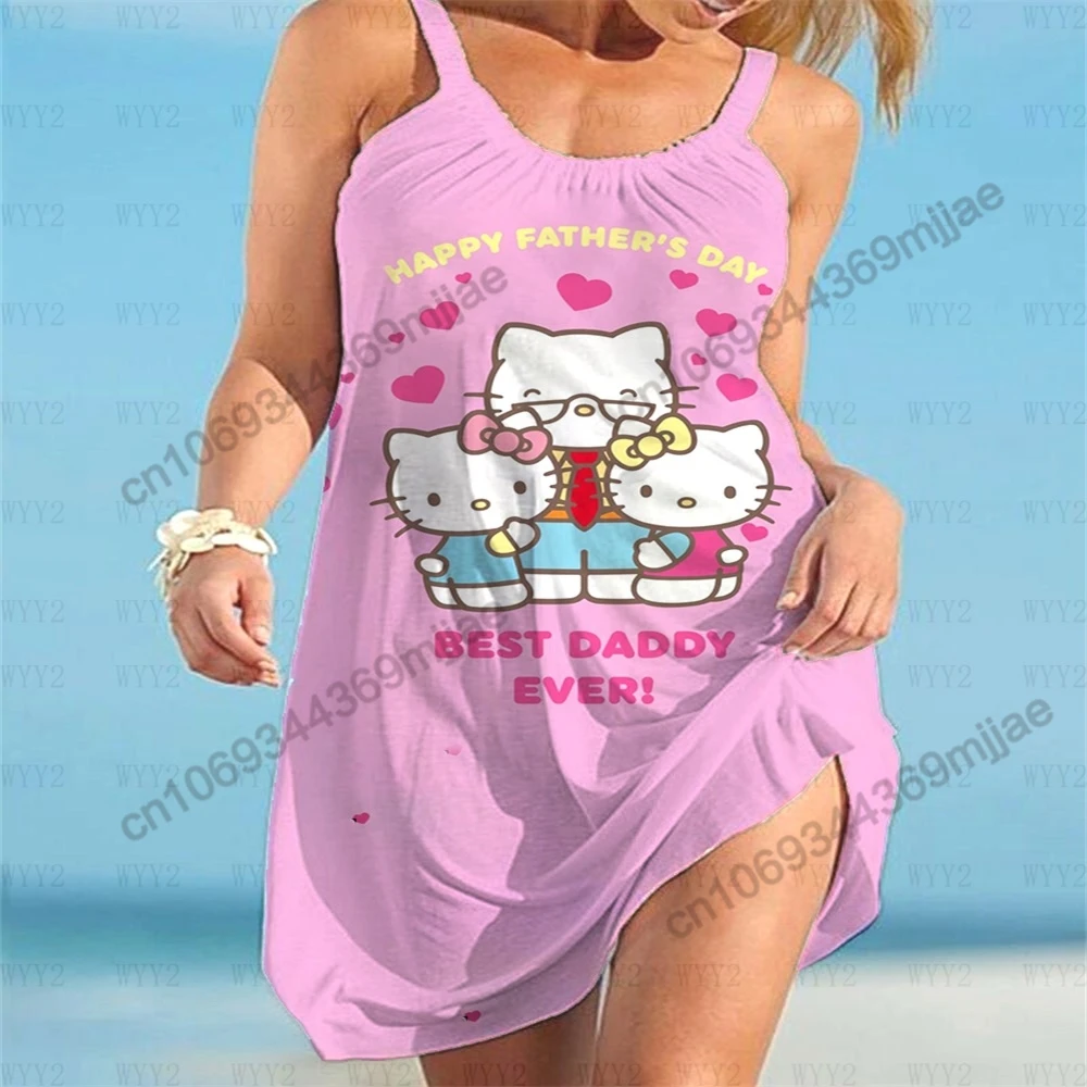 HelloKitty Summer Tops for Women 2023 Beach Dresses Woman Clothing Women's T-shirt Zevity Y2k Top Clothes T-shirts Corset Womans