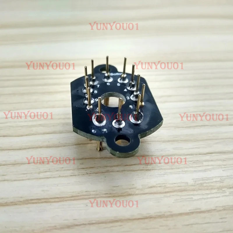 5 Pieces of 12 Pin Ceramic Nixie Tube Bracket Socket in-12 Luminous Tube Socket in-12 Tube Bracket