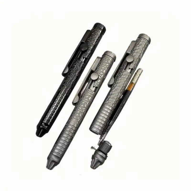 

1 шт. TC4 титановый/циркониевый сплав фирменная ручка карманный многоцелевой инструмент волчок шариковая ручка