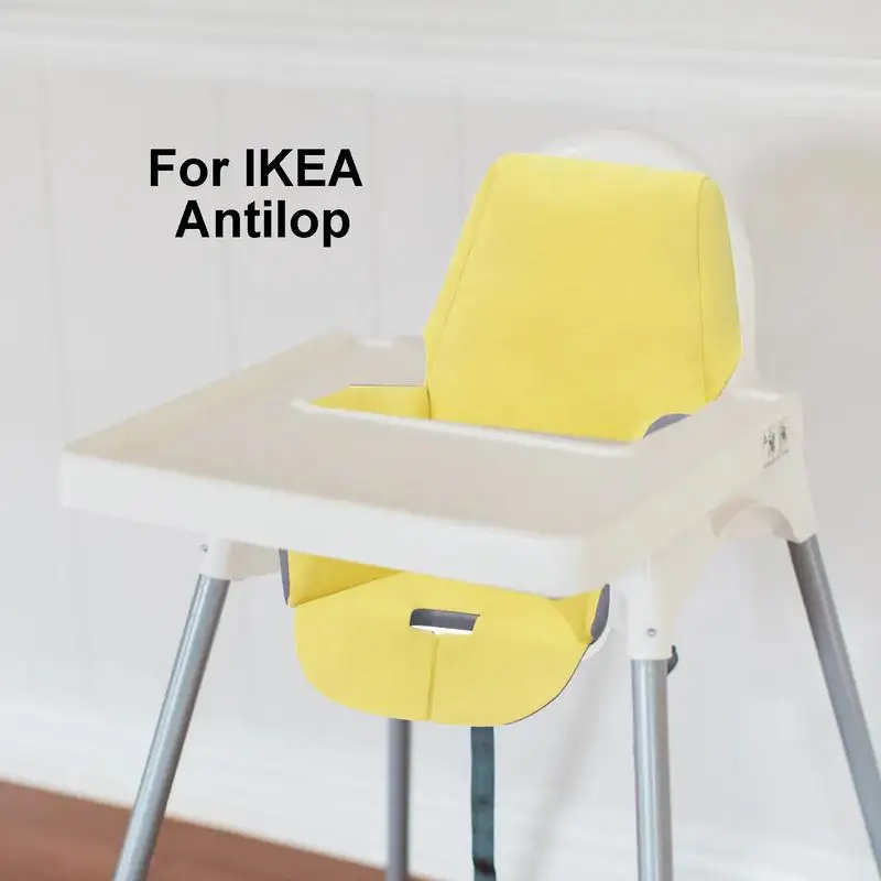 High Chair Insert Cushion Cover Oxford Cloth Cushion for Wooden High Chair Soft Washable Chair Cushion Foldable High Chair