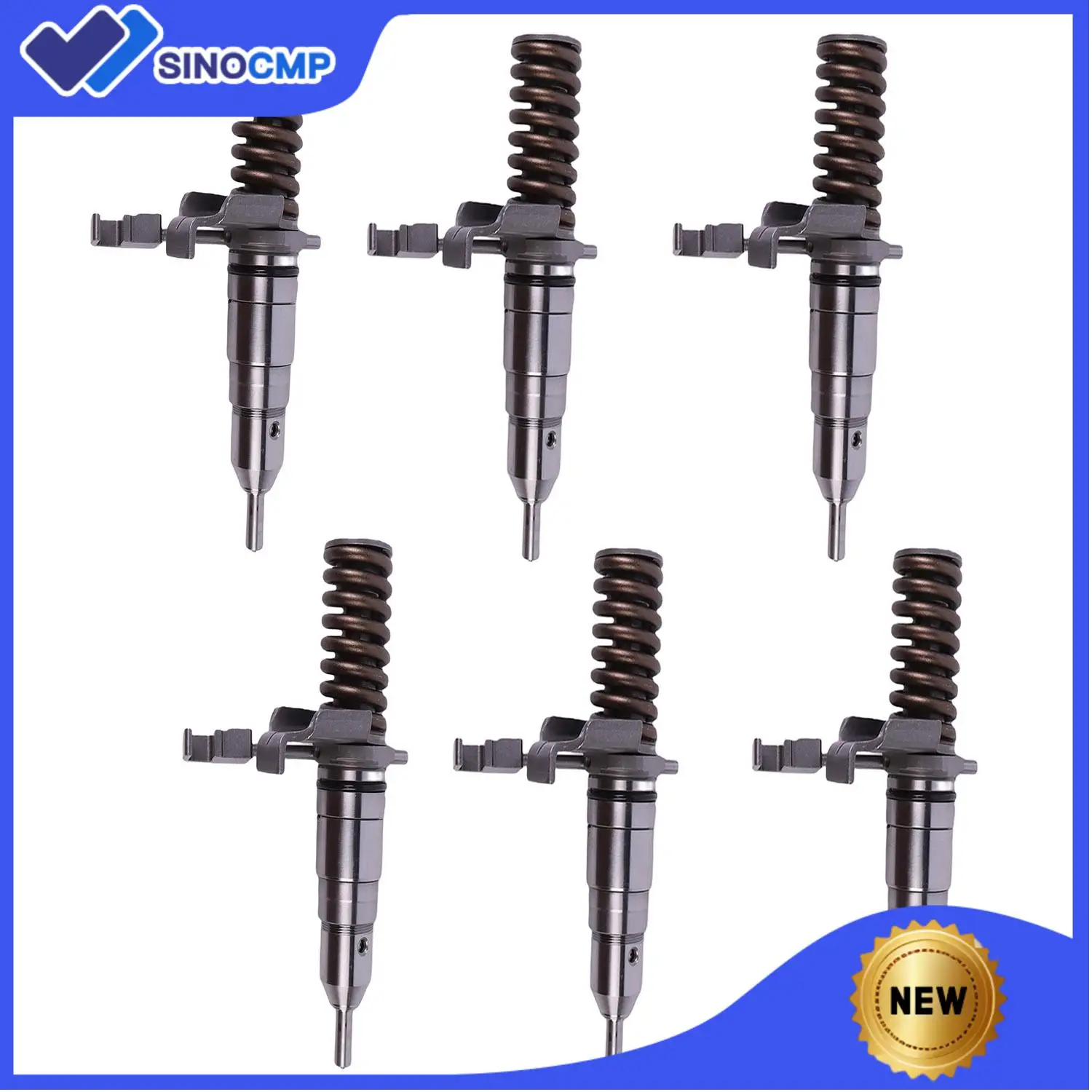 

6pcs Fuel Injectors 127-8218 0R-8684 For CAT 3116 3126 Engine 525B 535B Skidder Diesel Excavator New Accessories
