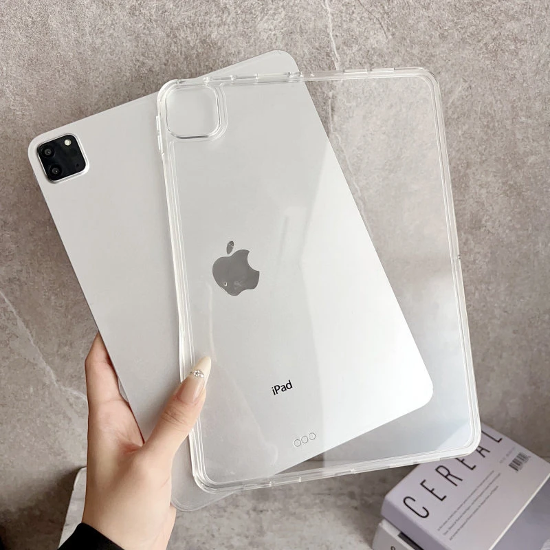 Simple Transparent New Tablet Case For iPad Mini 6 7 10/11th A16 8.3in Air 1 2 4 5 6 7 M2 M3 Pro M4 M5 11in 12.9in iPad Cover