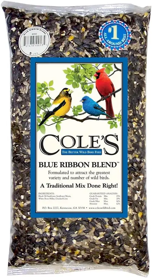 

Смесь семян для птиц Cole's BR10 Blue Ribbon, 10 фунтов